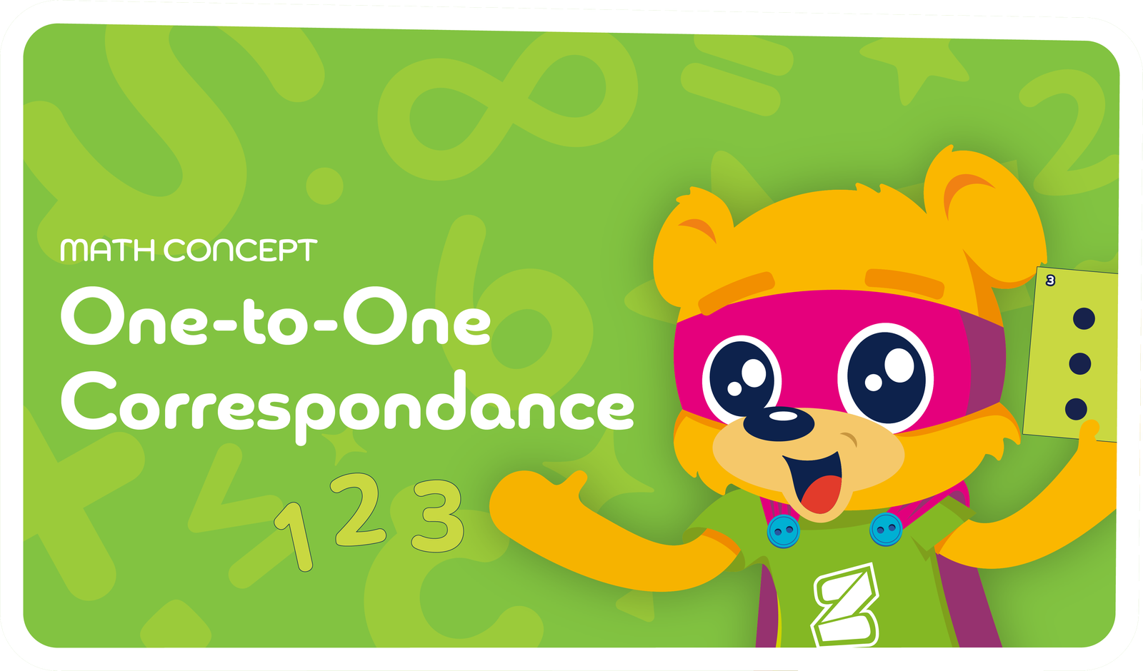 One-to-One Correspondence Game Math Concept