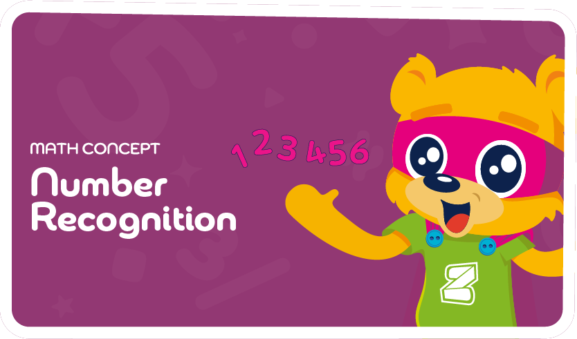 Number Recognition Game Math Concept